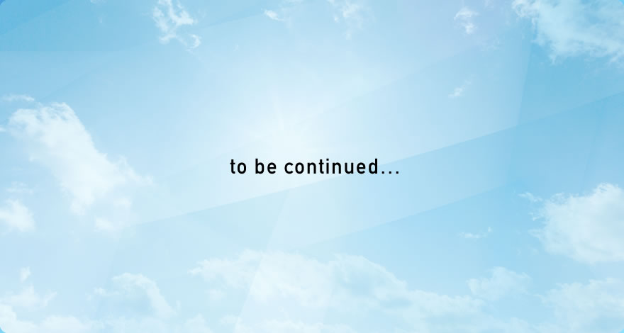 to be continued…